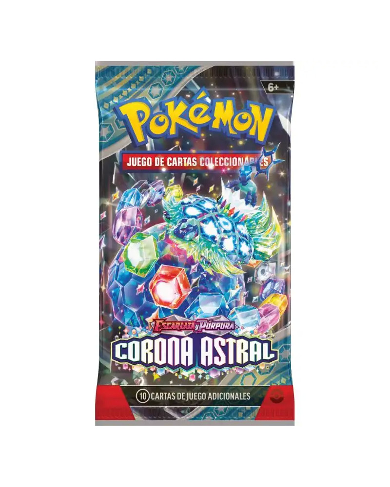 JCC Pokémon: Escarlata y Púrpura - Corona Astral - Sobre de Refuerzo