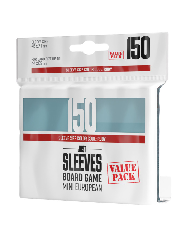 Protectores Just Sleeves Mini European Value Pack (150) (Cartas hasta 44x69 mm)