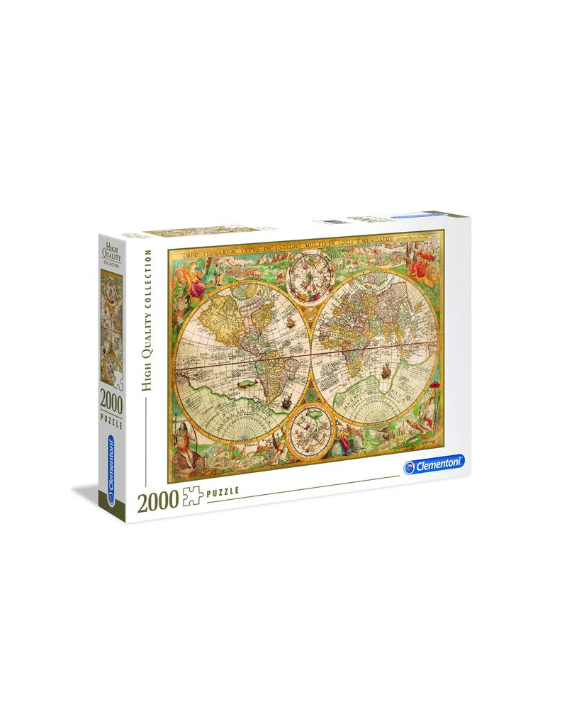 Puzzle 2000 piezas - Old Map - Clementoni [32557]