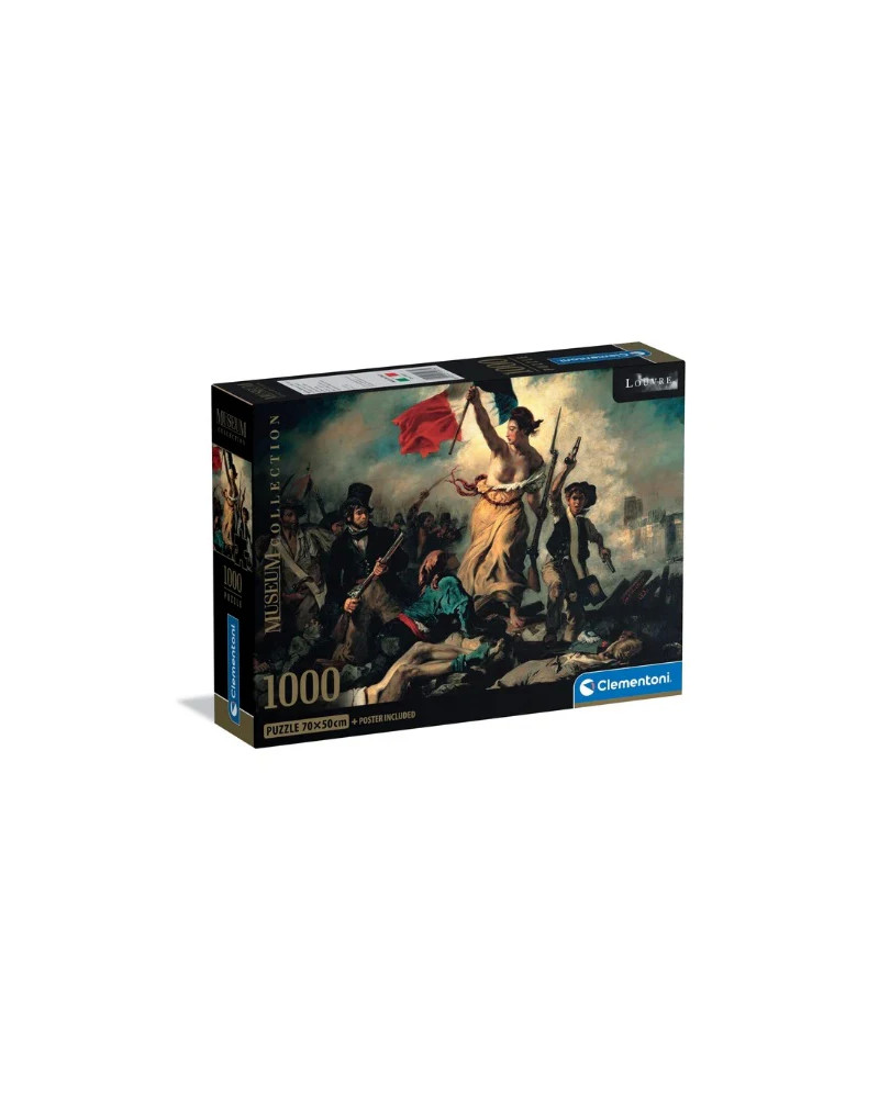 Puzzle 1000 piezas - Liberty Leading The People, Delacroix - Clementoni [39973]