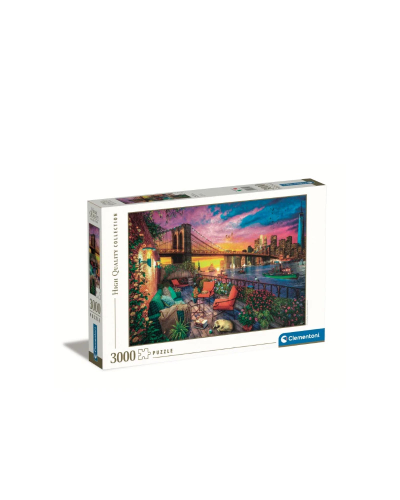 Puzzle 3000 piezas - Atardecer en Manhattan - Clementoni [33552]