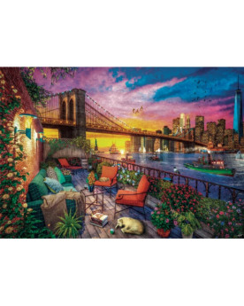 Puzzle 3000 piezas - Atardecer en Manhattan - Clementoni [33552]