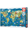 Puzzle 200 Piezas - Mapamundi - Educa