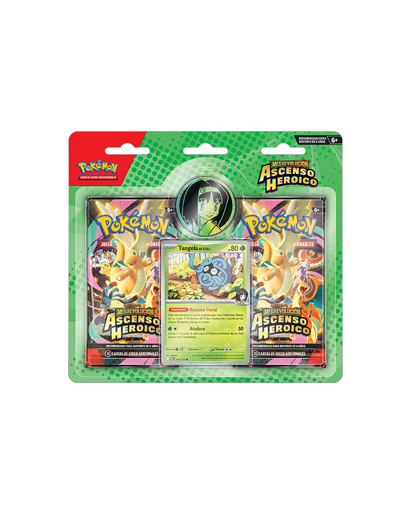 Colección Tangela de Erika - Megaevolución: Ascenso Heroico - JCC Pokémon