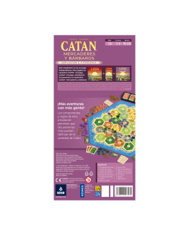 Catan - Mercaderes y Bárbaros - Ampliación 5-6 Jugadores (Nueva Edición)