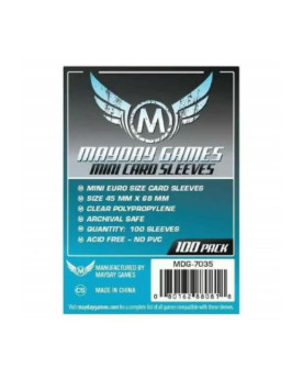 Protectores Mayday Euro Standard (Cartas hasta 59x92 mm)