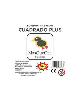 Protectores MasQueOca Premium Square Plus (Cartas hasta 80x80 mm)