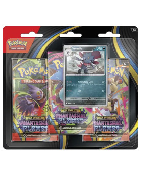 Blister de 3 Sobres - Megaevolución: Llamaradas Fantasmales - JCC Pokémon