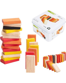 [Empaque Dañado] Juego Destreza en Caja Metal - Domino Race