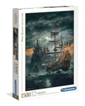 [Empaque Dañado] Puzzle 1500 piezas - The Pirate Ship - Clementoni [31682]