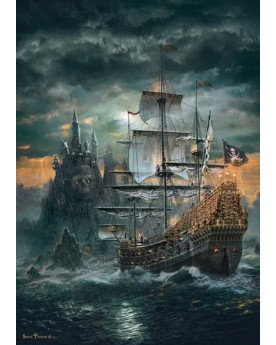 [Empaque Dañado] Puzzle 1500 piezas - The Pirate Ship - Clementoni [31682]