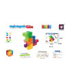 [Empaque Dañado] Magic Magnetic Cube - 156 desafíos (9 bloques)