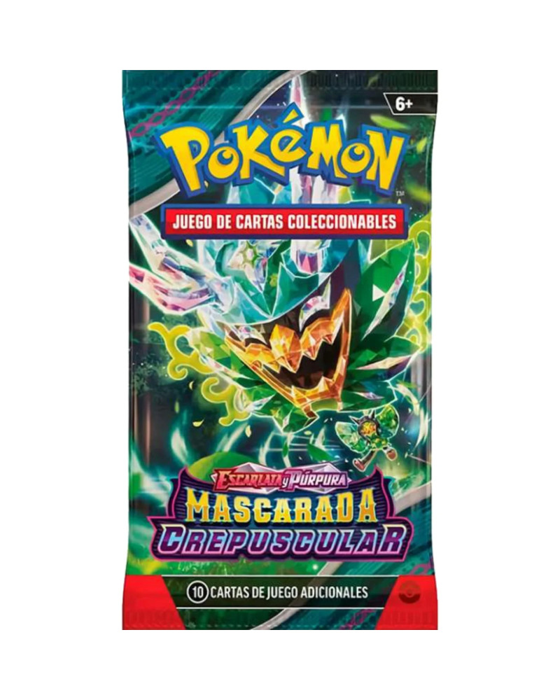 Sobre de Refuerzo - Escarlata y Púrpura: Mascarada Crepuscular - JCC Pokémon