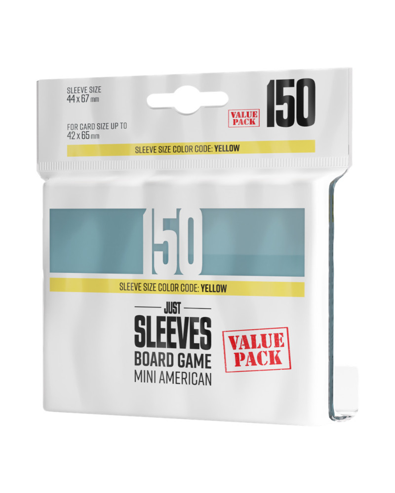 Protectores Just Sleeves Mini American Value Pack (150) (Cartas hasta 42x65 mm)