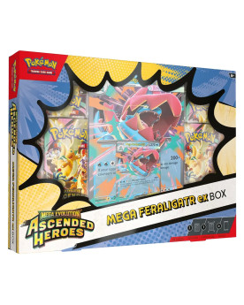 Mega Feraligatr Ex Box - Mega Evolution: Ascended Heroes - Pokémon TCG