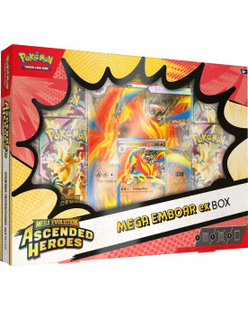Mega Emboar Ex Box - Mega Evolution: Ascended Heroes - Pokémon TCG