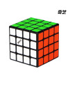 Cubo Qiyi MS 4x4 Magnético Negro