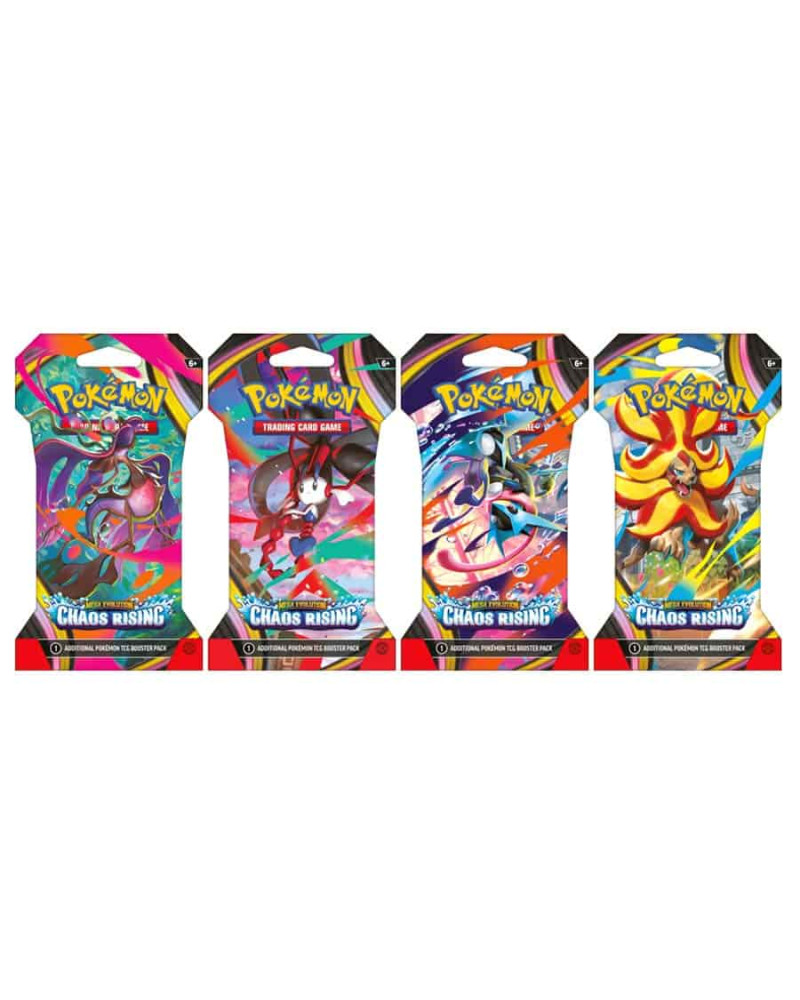 Sleeved Booster Pack - Mega Evolution: Chaos Rising - Pokémon TCG
