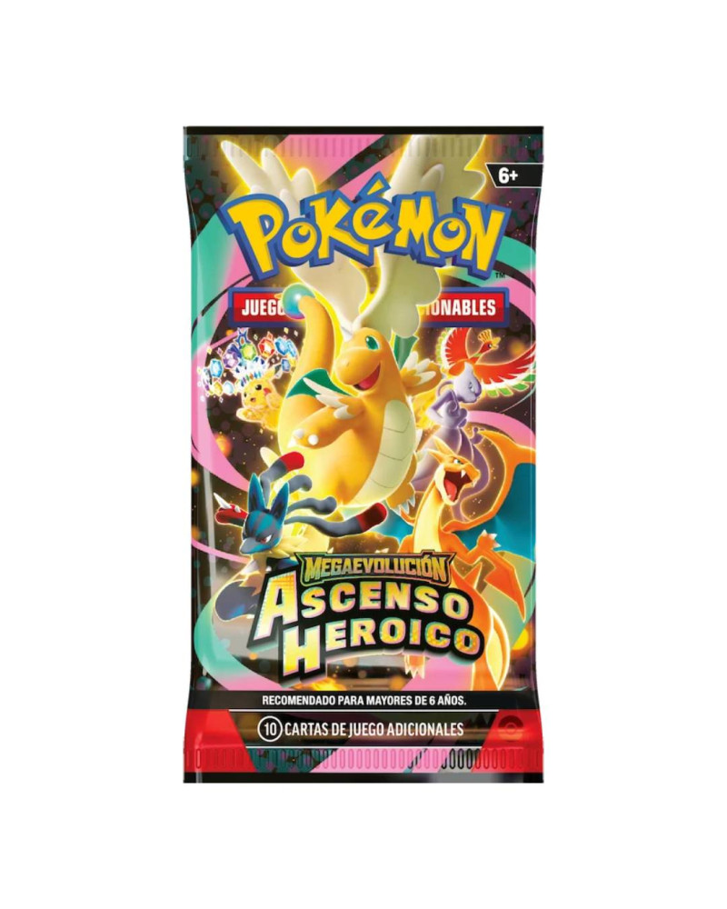 Sobre de Refuerzo - Mega Evolución: Ascenso Heroico - JCC Pokémon