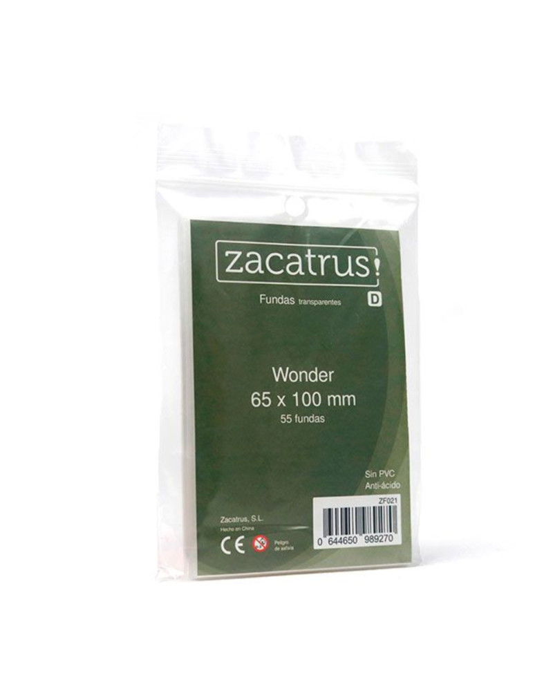 Protectores Zacatrus 7 Wonders (Cartas hasta 65x100 mm)