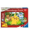 Puzzle 2x24 piezas - Pikachu y sus Amigos - Ravensburger