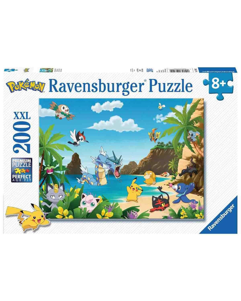 Puzzle 200 piezas XXL - Pókemon ¡Hazte con Todos! - Ravensburger