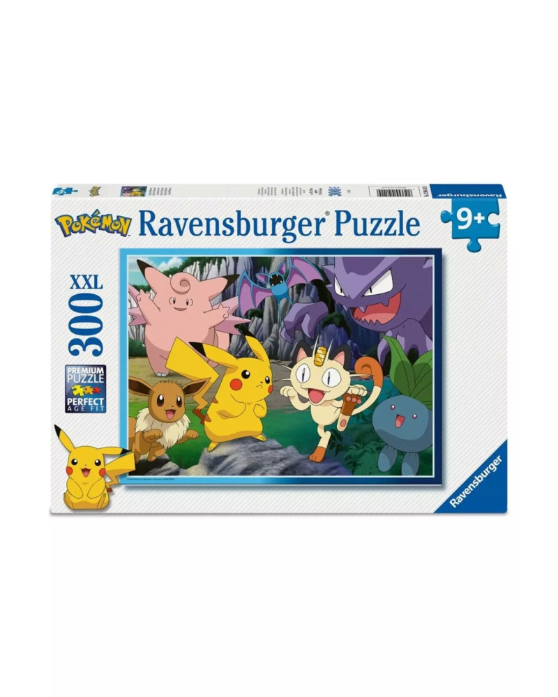 Puzzle 300 piezas XXL - ¡Atrapa Pókemon! - Ravensburger