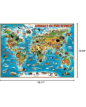 Puzzle 300 piezas XXL - Animales del Mundo - Ravensburger