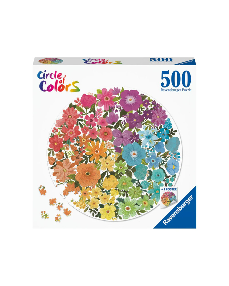 Puzzle 500 piezas - Flowers - Ravensburger