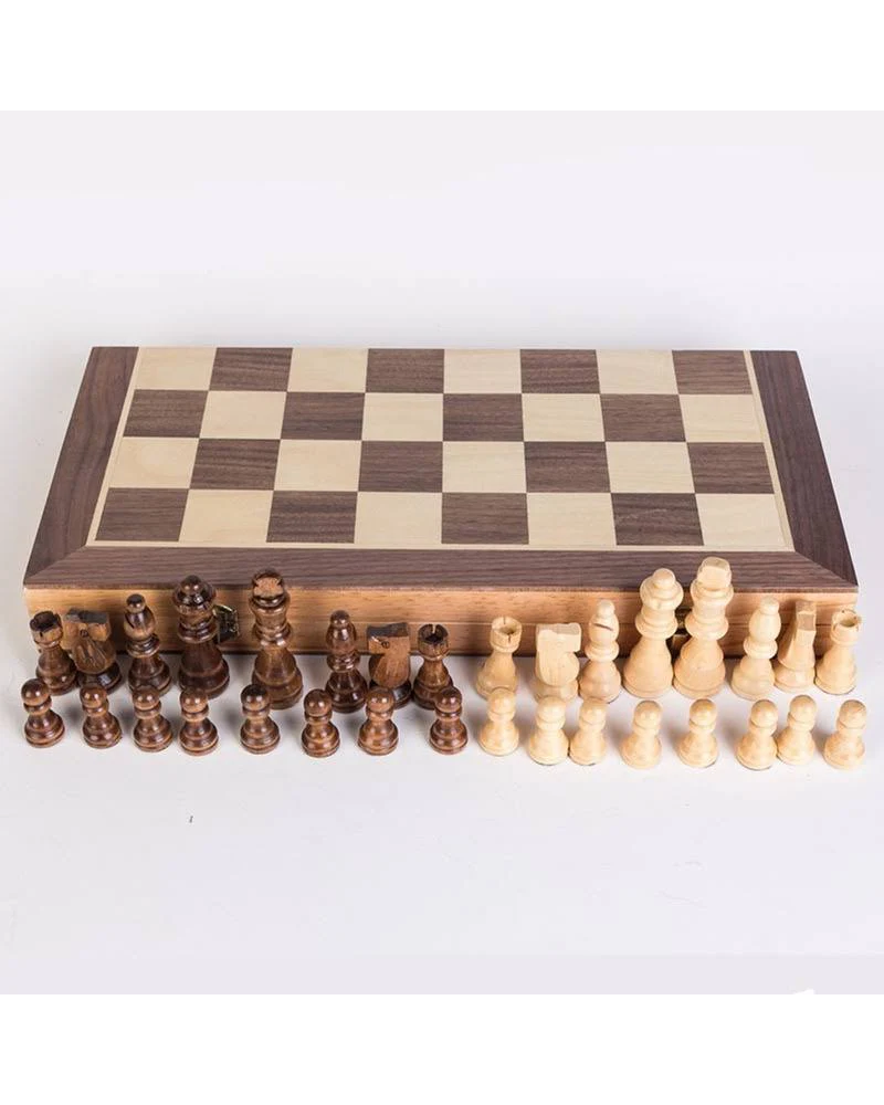 Ajedrez de Madera Magnético 33x33cm - Nación Ajedrez