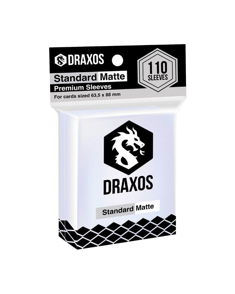 Protectores Draxos Standard Matte (Cartas hasta 63x88mm)