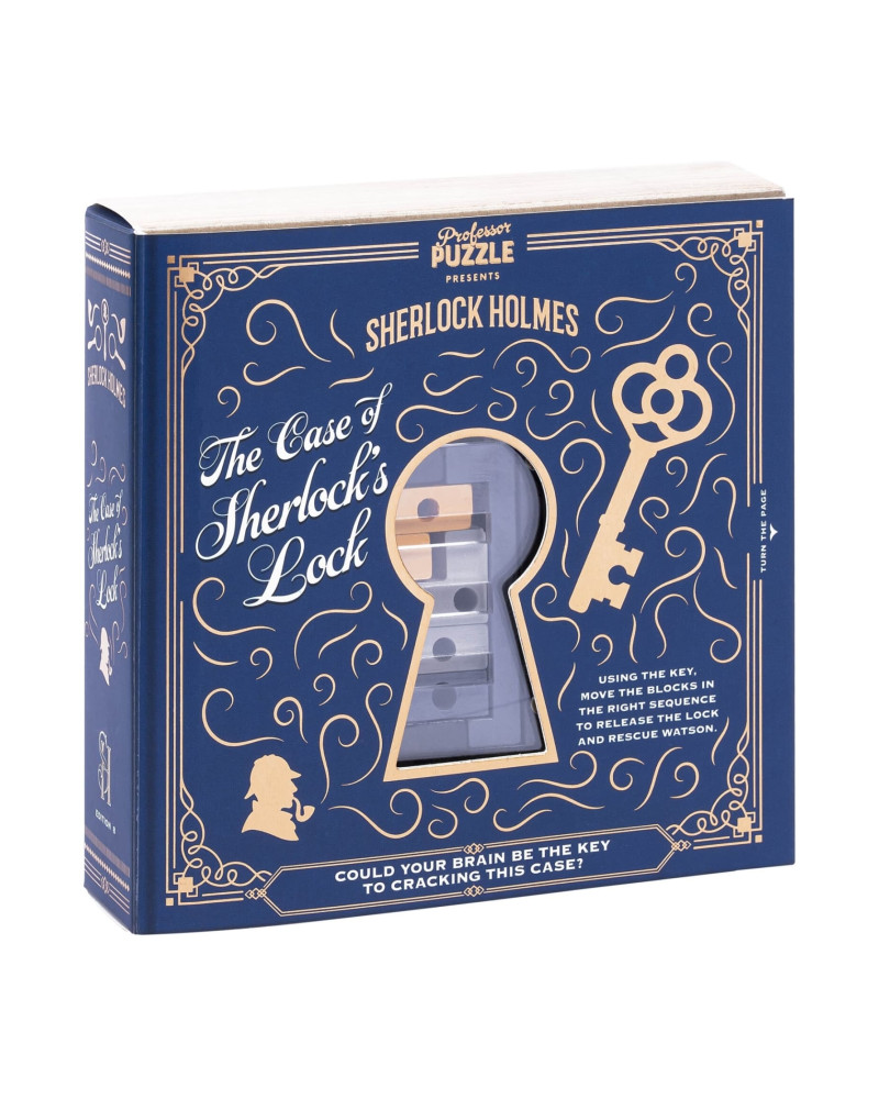 Puzzle de Ingenio Madera&Metal -  Case of Sherlock’s Lock - Sherlock Holmes Puzzle