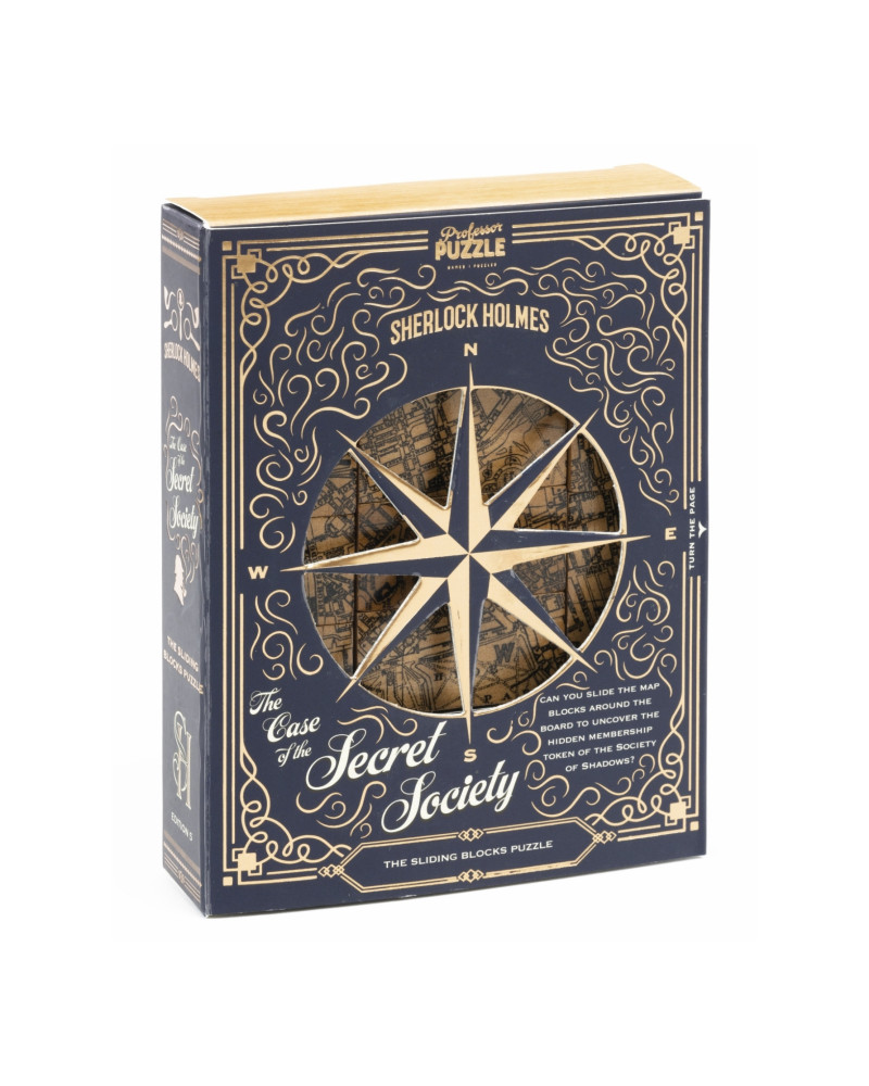 Puzzle de Ingenio Madera&Metal - The Case of the Secret Society - Sherlock Holmes Puzzle
