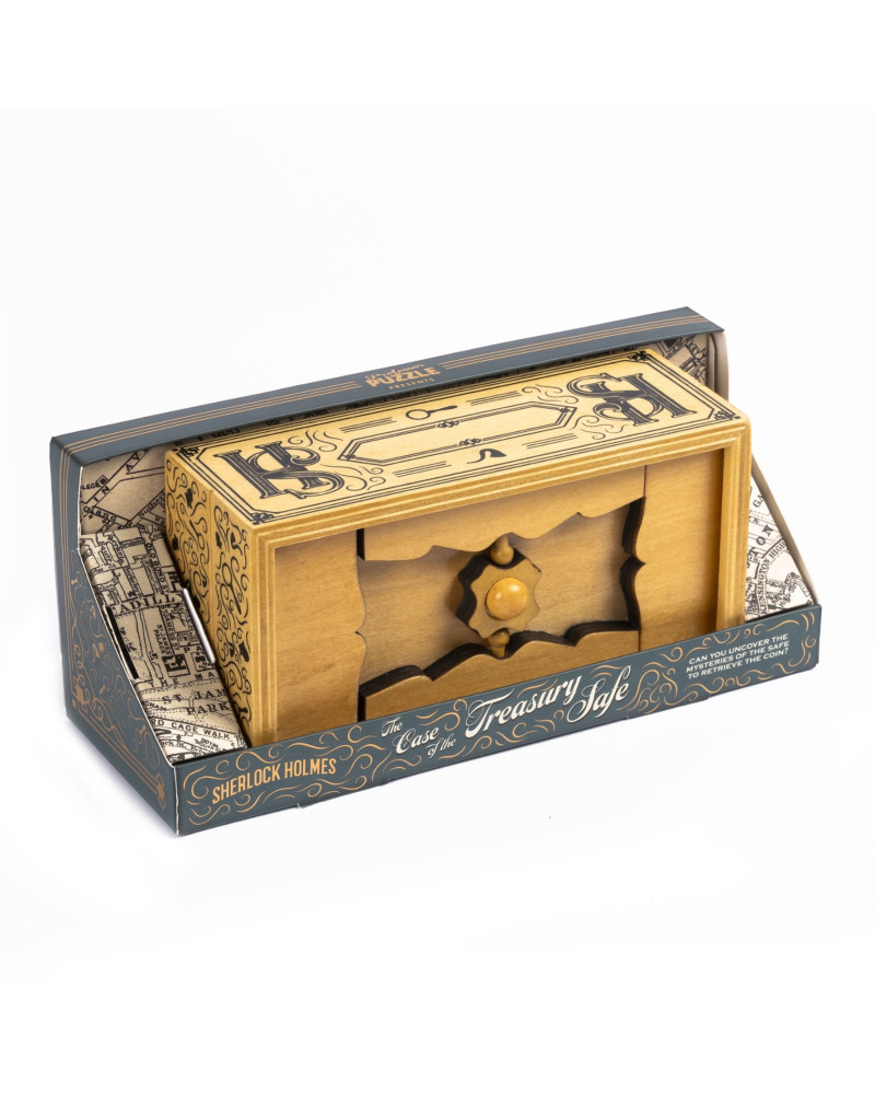 Puzzle de Ingenio Madera - The Case of the Treasury Safe - Sherlock Holmes Puzzle