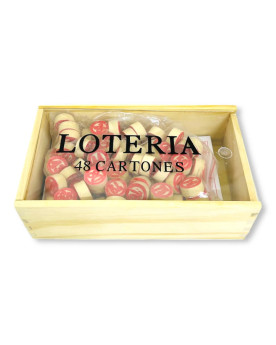 Lotería - Caja de Madera