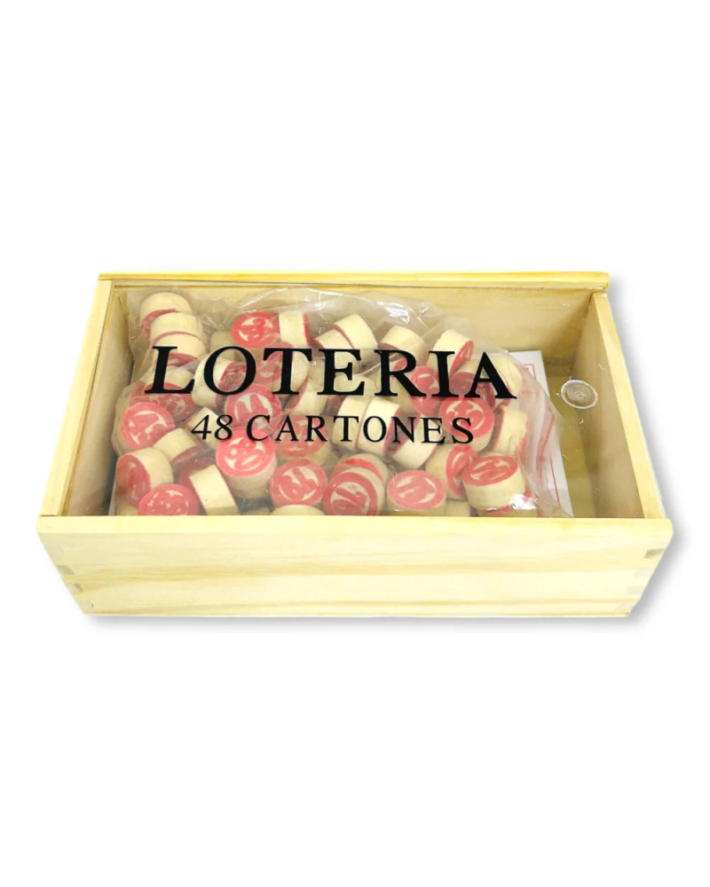 Lotería - Caja de Madera