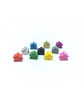 Meeples Madera 16 mm (8 Unidades x Set)
