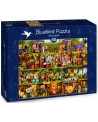 Puzzle 1000 piezas - Wine Shelf - Bluebird