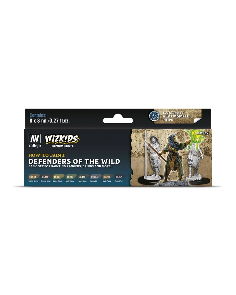 Set Pinturas - WizKids Defenders of the Wild 8 x 8 mL