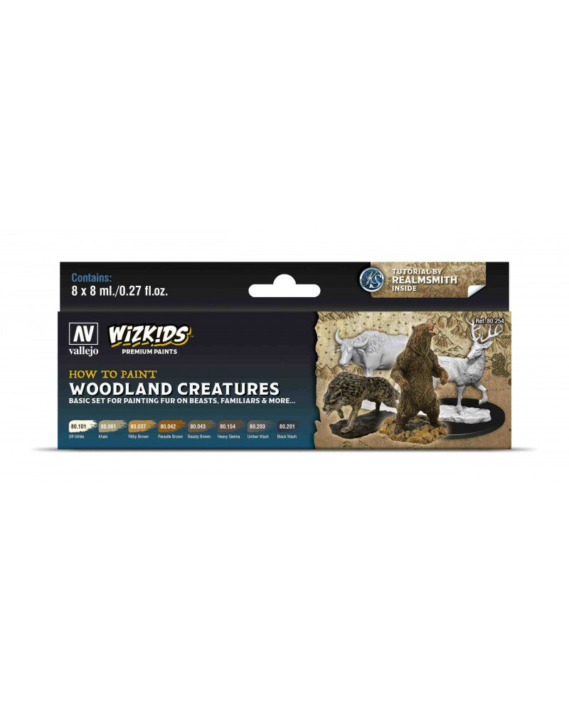 Set Pinturas - WizKids Woodland Creatures 8 x 8 mL