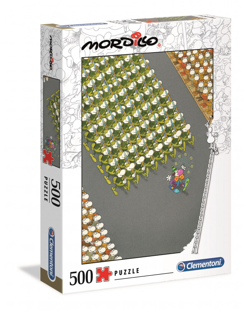 Puzzle 500 piezas - Mordillo La Marcha - Clementoni