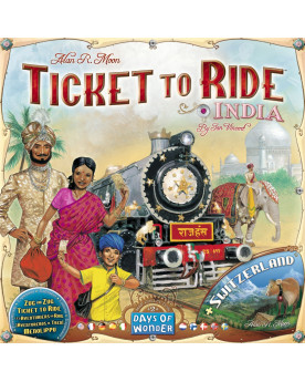 Ticket to Ride: India & Switzerland - Map Collection 2