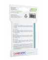 Protectores GameGenic Prime Standard American (Cartas hasta 57x89 mm)